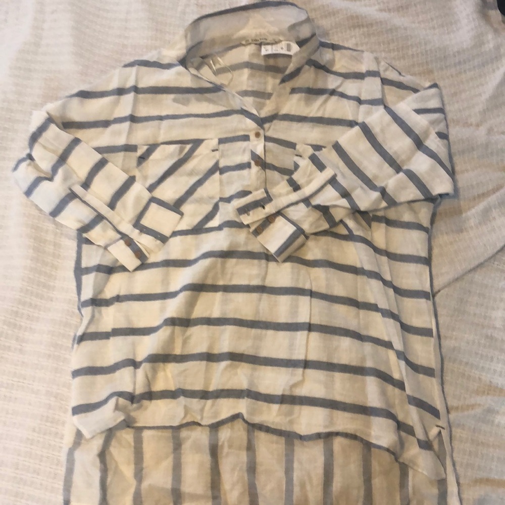 NWT Zara basic striped tunic size Small